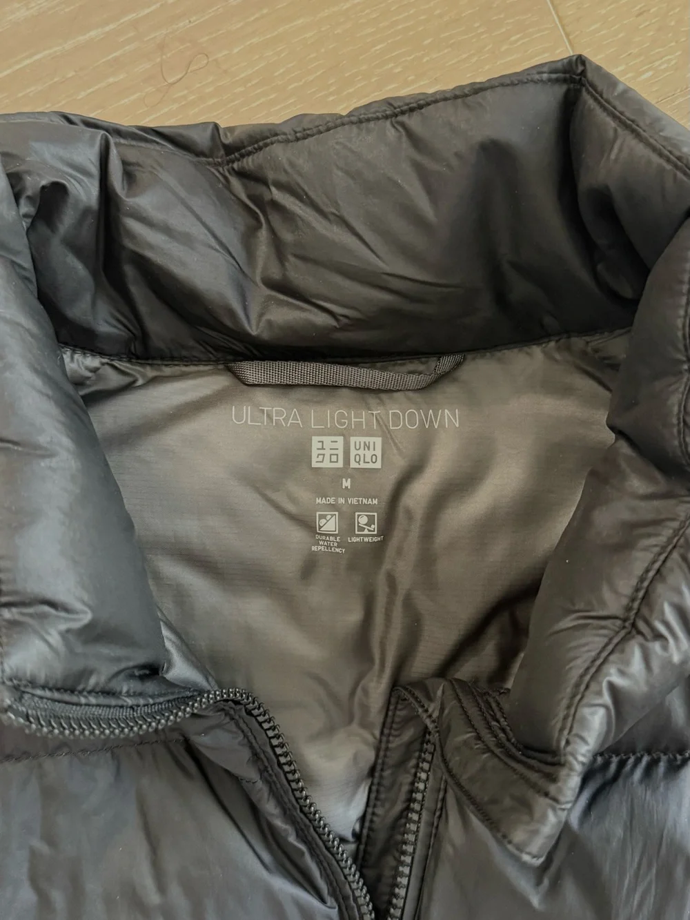 Uniqlo Men's Black Puffer Vest - Medium. Excellent condition.